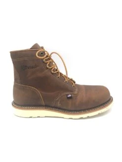 'Silverado' Men's 6" Lumberjack Wedge Sole EH SR Steel Toe - Tan / Brown