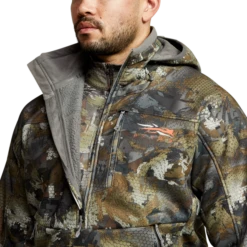 'Sitka' Men's Dakota Jacket - Waterfowl : Timber -Outdoor Clothing Store Img SITKA WF 2021 50223 TM Mens Dakota Hoody Optifade WF Timber 592p Studio 1512 1024x1024@2x