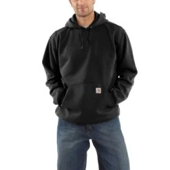 'Carhartt' Men's Midweight Pullover Hoodie - Black