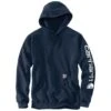'Carhartt' Men's Midweight Logo Hoodie - New Navy -Outdoor Clothing Store K288 472 MS20 1024x1024@2x