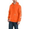 'Carhartt' Men's Midweight Logo Hoodie - Brite Orange -Outdoor Clothing Store K288 BOG MF22 b 1024x1024@2x