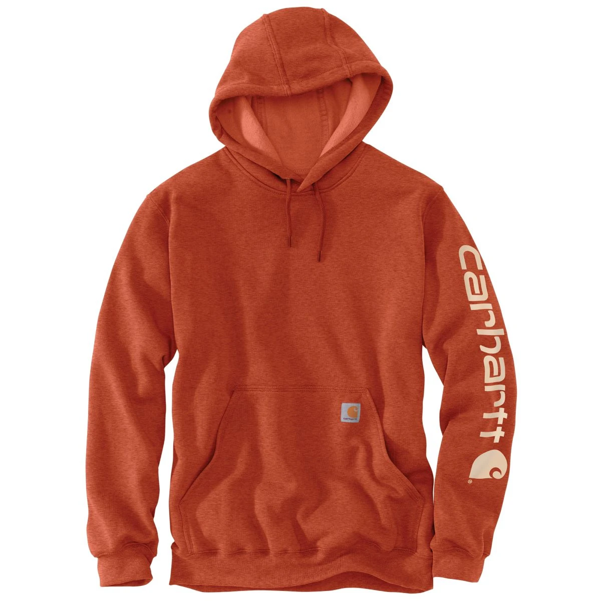 'Carhartt' Men's Midweight Logo Hoodie - Jasper Heather 'Carhartt' Men's Midweight Logo Hoodie - Jasper Heather -Outdoor Clothing Store