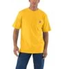 'Carhartt' Men's Loose Fit Heavyweight Pocket T-Shirt - Solar Yellow -Outdoor Clothing Store K87 Y25 MF22 b 1 1024x1024@2x