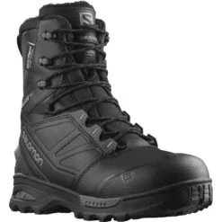 'Salomon' Men's 8" Toundra Pro Climasalomon™ WP Winter - Black / Magnet -Outdoor Clothing Store L40472700 5 GHO TOUNDRAPROCSWP Black.png.cq5dam.web .1200.1200 1024x1024@2x