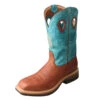 'Twisted X' Men's 12" Lite Cowboy EH Alloy Comp Toe - Brown / Turquoise 1 'Twisted X' Men's 12" Lite Cowboy EH Alloy Comp Toe - Brown / Turquoise -Outdoor Clothing Store MLCA004.01 1024x1024@2x