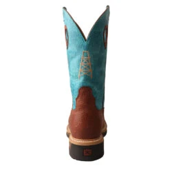'Twisted X' Men's 12" Lite Cowboy EH Alloy Comp Toe - Brown / Turquoise -Outdoor Clothing Store MLCA004.06 1024x1024@2x