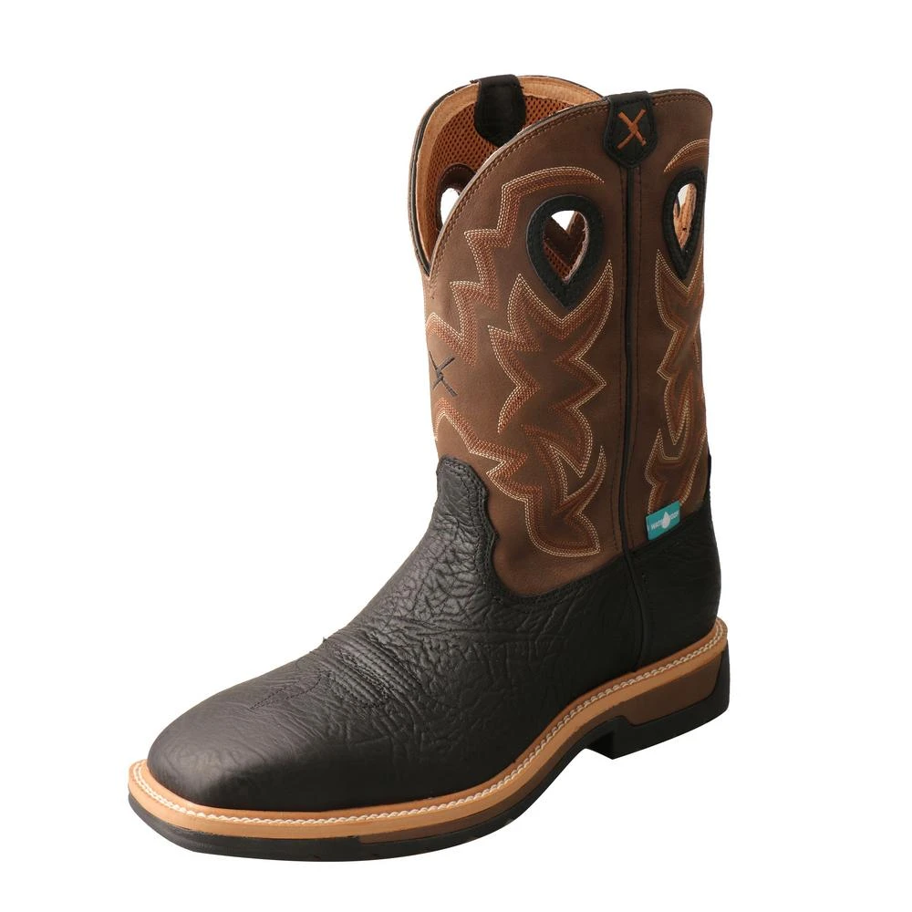 'Twisted X' Men's 12" Lite Western Work EH WP Steel Toe - Black / Brown 'Twisted X' Men's 12" Lite Western Work EH WP Steel Toe - Black / Brown -Outdoor Clothing Store MLCSW02 AG 2048x2048 6e6a146b 3abe 4aaa b454