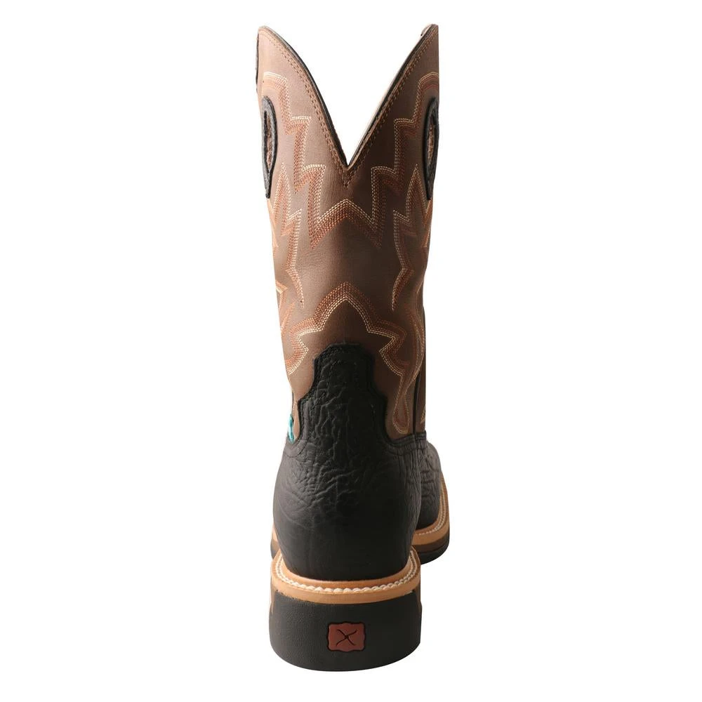 'Twisted X' Men's 12" Lite Western Work EH WP Steel Toe - Black / Brown 'Twisted X' Men's 12" Lite Western Work EH WP Steel Toe - Black / Brown -Outdoor Clothing Store MLCSW02 BK 2048x2048 213d9c8e 19ef 4adb b707
