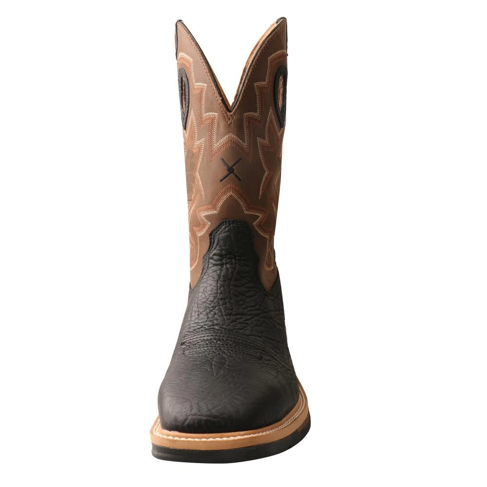 'Twisted X' Men's 12" Lite Western Work EH WP Steel Toe - Black / Brown 'Twisted X' Men's 12" Lite Western Work EH WP Steel Toe - Black / Brown -Outdoor Clothing Store MLCSW02 FR 2048x2048 1c4feb4c 5066 4587 8853