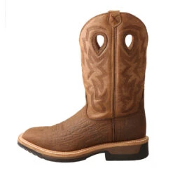 'Twisted X' Men's Lite Western WP Work - Dk. Brown / Tan -Outdoor Clothing Store MLCWW05.02 1024x1024@2x