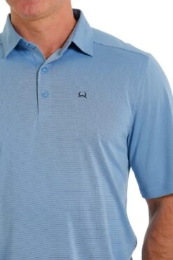 'Cinch' Men's ArenaFlex Polo - Light Blue 3 'Cinch' Men's ArenaFlex Polo - Light Blue -Outdoor Clothing Store MTK1863024 4 1024x1024@2x
