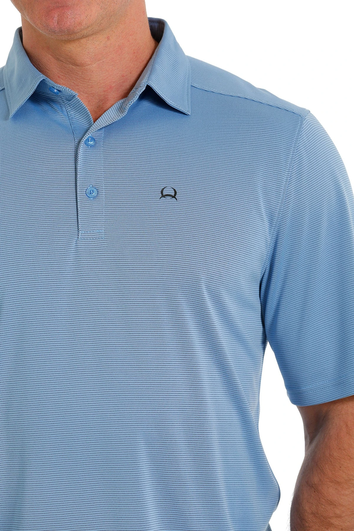 'Cinch' Men's ArenaFlex Polo - Light Blue 'Cinch' Men's ArenaFlex Polo - Light Blue -Outdoor Clothing Store MTK1863024