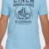 'Cinch' Men's Pioneers & Patriots T-Shirt - Heather Light Blue 1 'Cinch' Men's Pioneers & Patriots T-Shirt - Heather Light Blue -Outdoor Clothing Store MTT1690492 1 1024x1024@2x