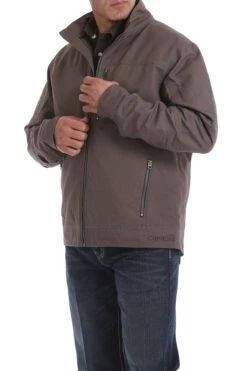 'Cinch' Men's Concealed Carry Canvas Twill Jacket - Stone -Outdoor Clothing Store MWJ1505001 2 1024x1024@2x