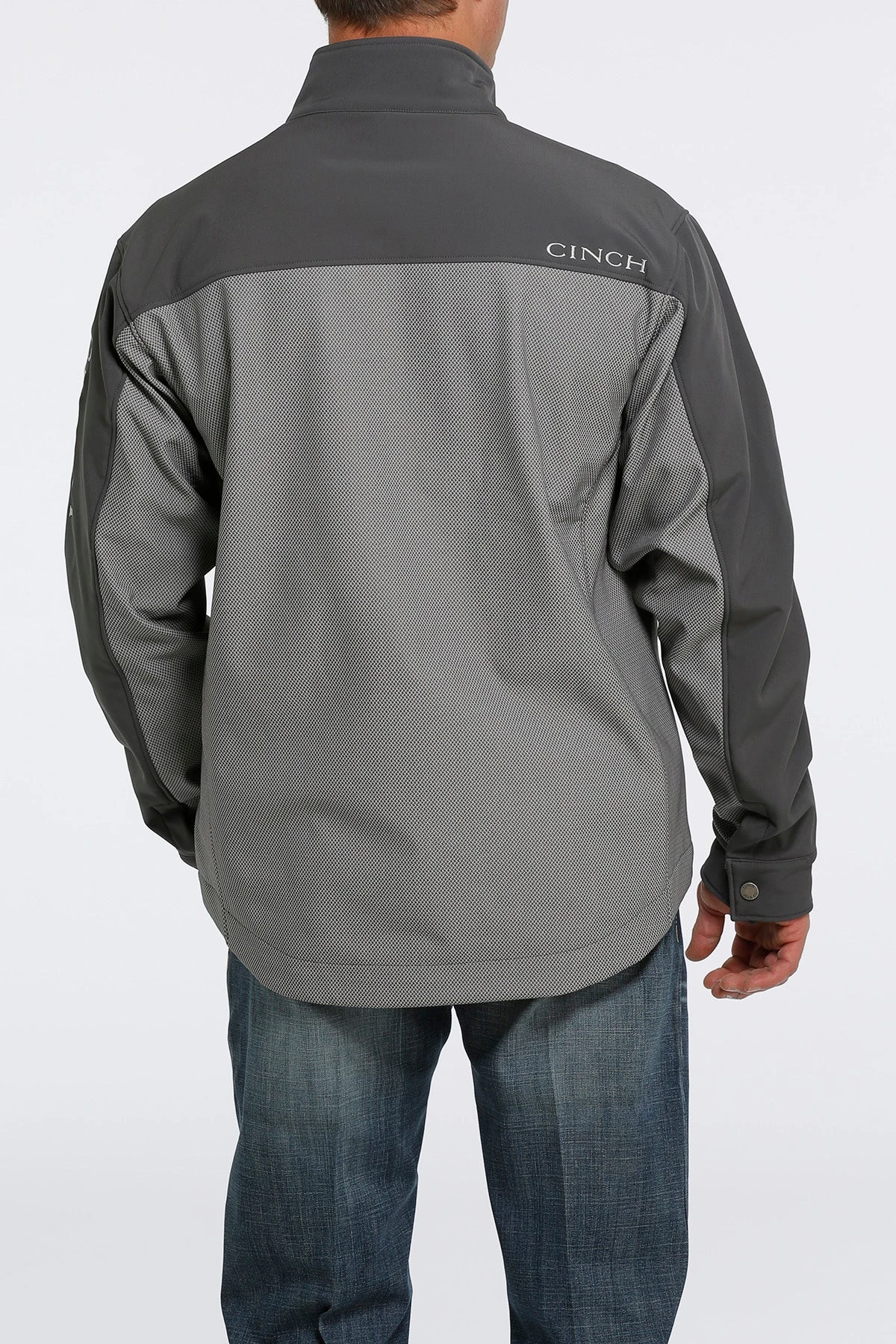 'Cinch' Men's Concealed Carry Textured Bonded Jacket - Grey 'Cinch' Men's Concealed Carry Textured Bonded Jacket - Grey -Outdoor Clothing Store MWJ1565001