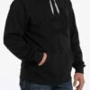 'Cinch' Men's Cinch Applique Hoodie - Black