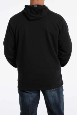'Cinch' Men's Cinch Applique Hoodie - Black -Outdoor Clothing Store MWK1206021 3 1024x1024@2x
