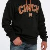 'Cinch' Men's Logo Pullover Hoodie - Black -Outdoor Clothing Store MWK1206023 2 1024x1024@2x