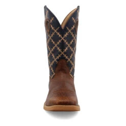 'Twisted X' Men's 12" Tech X Western Square Toe - Rustic Brown/ Navy -Outdoor Clothing Store MXTR004.08 4800X4800 R 1024x1024@2x