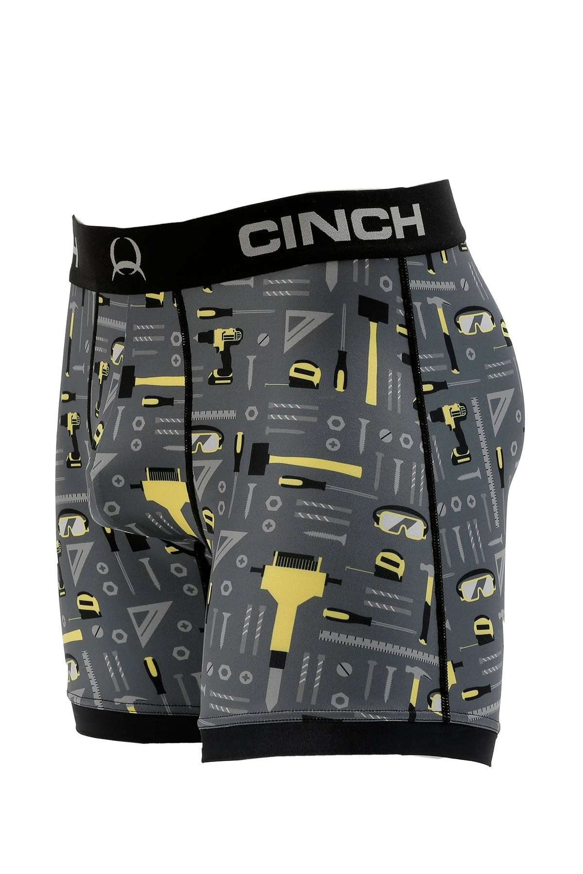 'Cinch' Men's 6" Tools Boxer Brief - Grey 'Cinch' Men's 6" Tools Boxer Brief - Grey -Outdoor Clothing Store MXY6002025