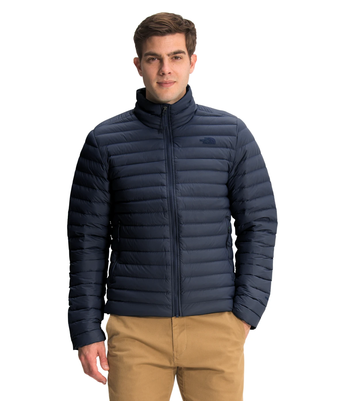 'The North Face' Men's Stretch Down Stowable Jacket - Aviator Navy 'The North Face' Men's Stretch Down Stowable Jacket - Aviator Navy -Outdoor Clothing Store