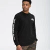 'The North Face' Men's Long Sleeve Hit T-Shirt - TNF Black -Outdoor Clothing Store NF0A471K JK3 hero 1024x1024@2x