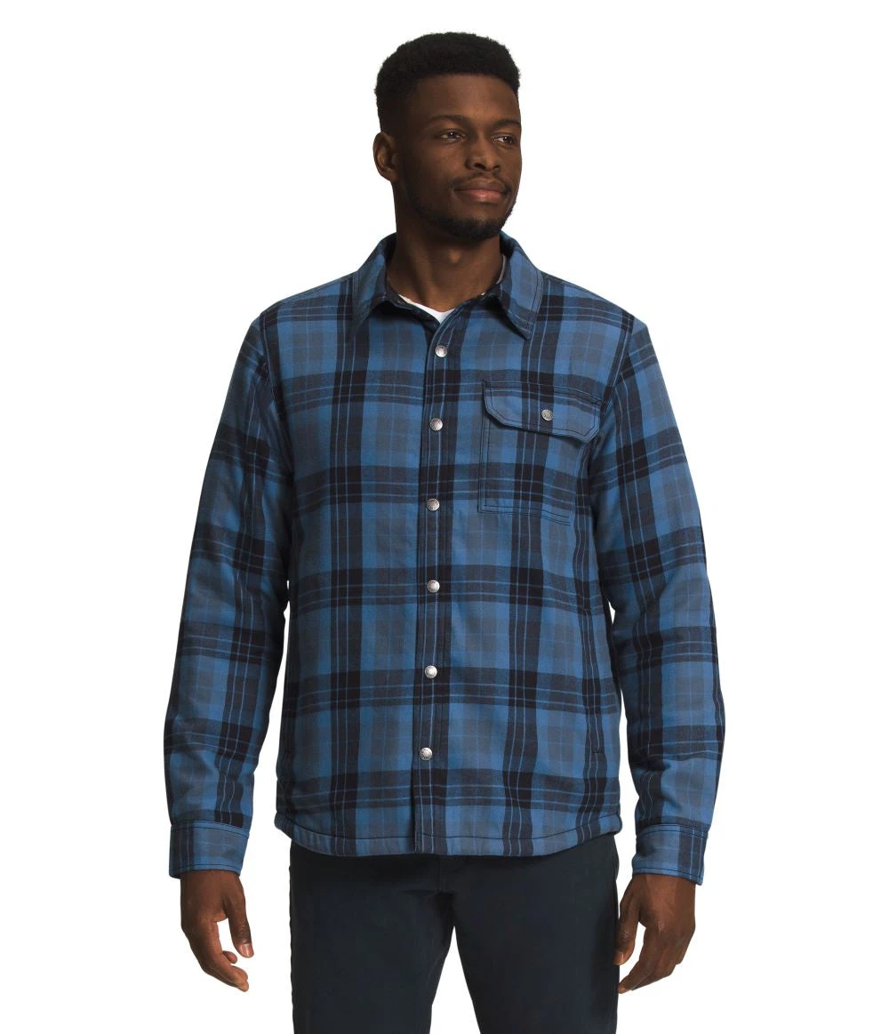 'The North Face' Men's Campshire Flannel - Shady Blue 'The North Face' Men's Campshire Flannel - Shady Blue -Outdoor Clothing Store