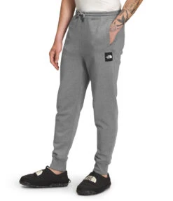 'The North Face' Men's Box NSE Joggers - TNF Medium Grey Heather / TNF Black -Outdoor Clothing Store NF0A7UOA GVD model34 1024x1024@2x