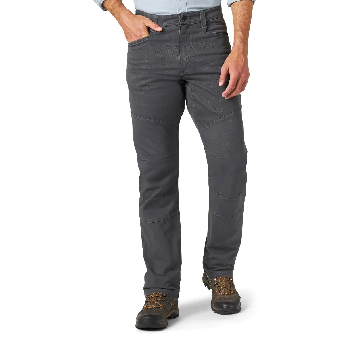 'Wrangler' Men's Reinforced Utility Pant - Grey 'Wrangler' Men's Reinforced Utility Pant - Grey -Outdoor Clothing Store