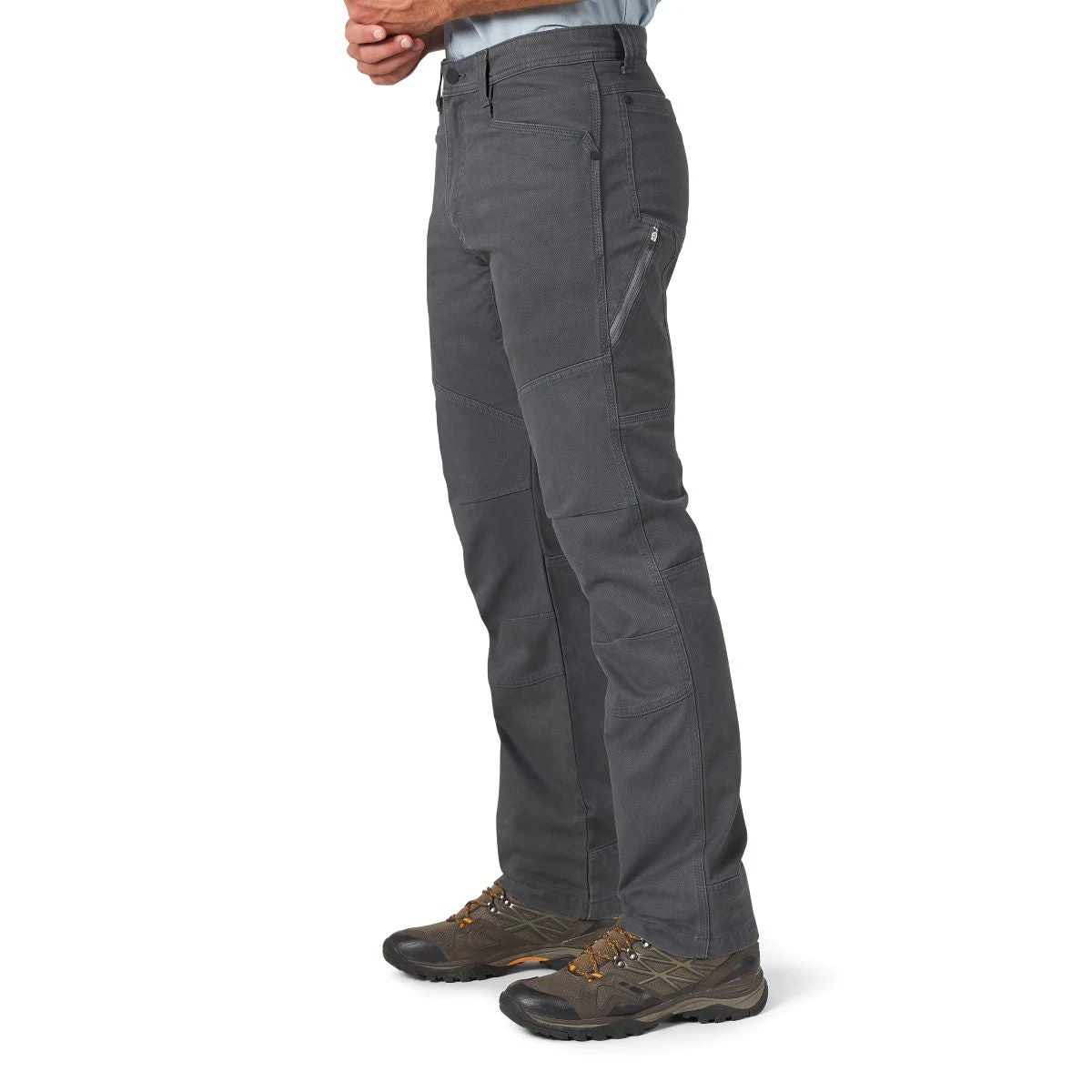 'Wrangler' Men's Reinforced Utility Pant - Grey 'Wrangler' Men's Reinforced Utility Pant - Grey -Outdoor Clothing Store