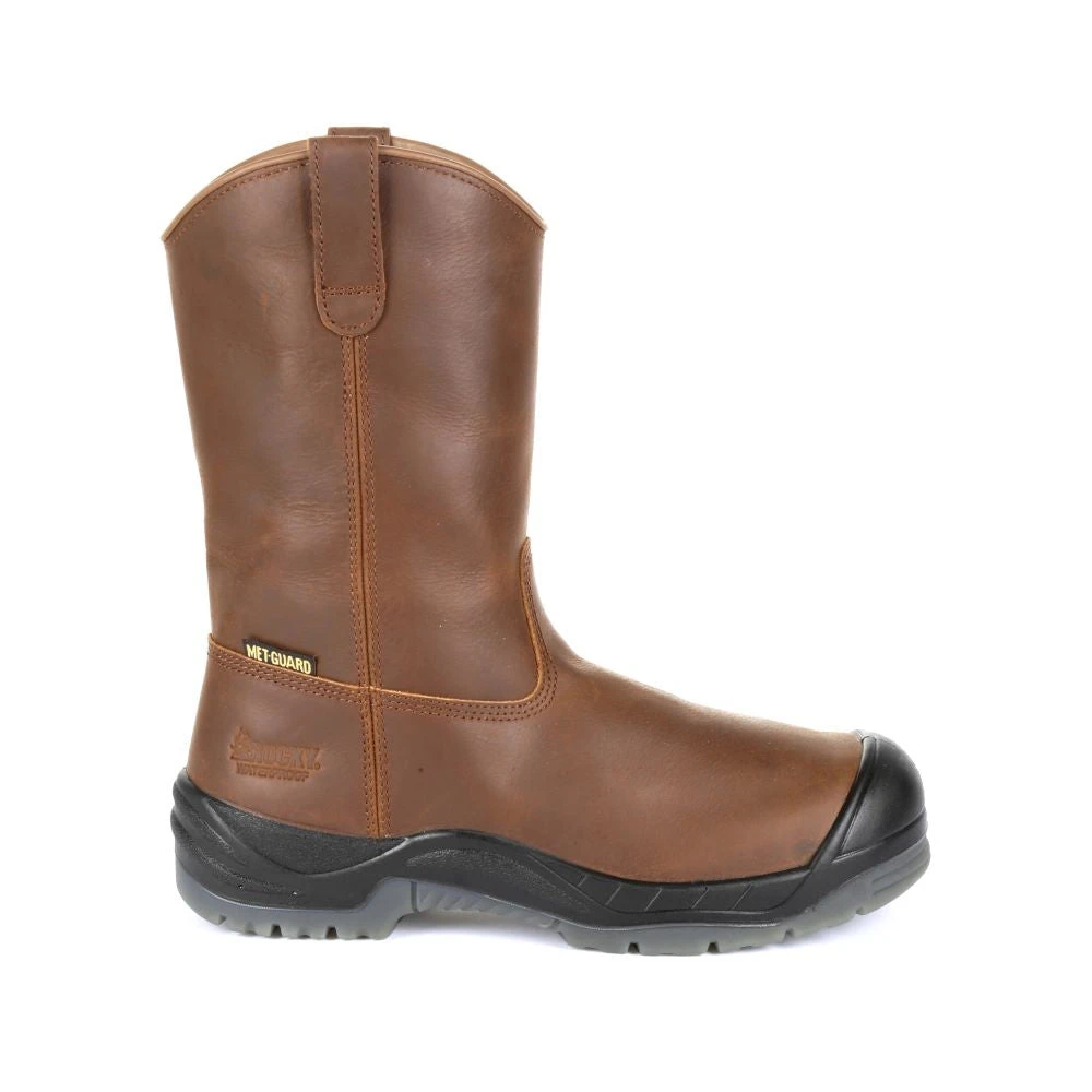 'Rocky' Men's 11" Worksmart Int. Met Guard EH WP Comp Toe - Brown 'Rocky' Men's 11" Worksmart Int. Met Guard EH WP Comp Toe - Brown -Outdoor Clothing Store