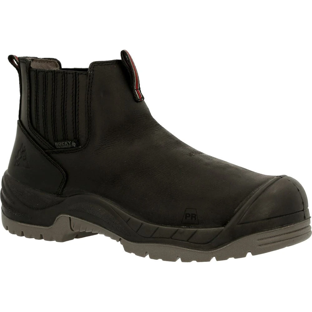 'Rocky' Men's 6" Worksmart Int. MetGuard EH WP Comp Toe - Black 'Rocky' Men's 6" Worksmart Int. MetGuard EH WP Comp Toe - Black -Outdoor Clothing Store