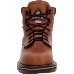 'Rocky' Men's 6" Ironclad EH WP Soft Toe - Brown / Sunset Wheat -Outdoor Clothing Store RKK0361 front 1024x1024@2x