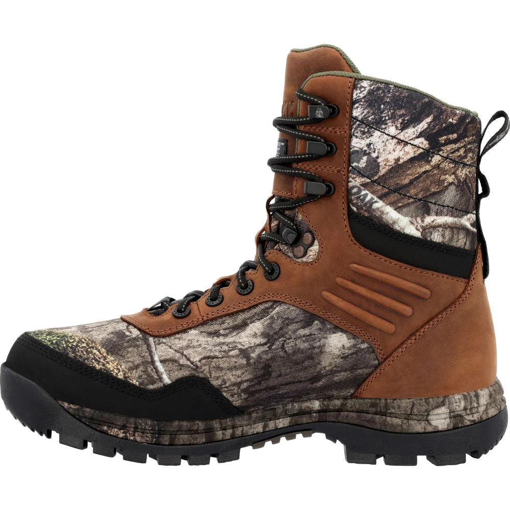 'Rocky' Men's 8" Lynx 800G WP Hunting - Brown / Camo 'Rocky' Men's 8" Lynx 800G WP Hunting - Brown / Camo -Outdoor Clothing Store
