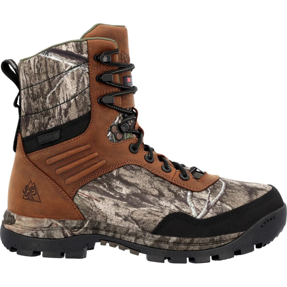 'Rocky' Men's 8" Lynx 800G WP Hunting - Brown / Camo 'Rocky' Men's 8" Lynx 800G WP Hunting - Brown / Camo -Outdoor Clothing Store