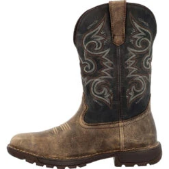 'Rocky' Men's 11" Legacy 32 EH WP Western Square Toe - Brown -Outdoor Clothing Store RKW0389 instep profile 1024x1024@2x