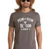 'Panhandle Slim' Dale Brisby Graphic Tee - Charcoal