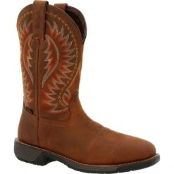 'Rocky' Men's 11" Rugged Trail EH WP Western Square Toe - Brown -Outdoor Clothing Store Rocky Rugged Trail 11 waterproof western work boot RKW0370 1024x1024@2x