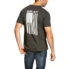 'Ariat' Men's Freedom Tee - Charcoal Heather -Outdoor Clothing Store S18 MNS WEST 10025209 back 1024x1024@2x