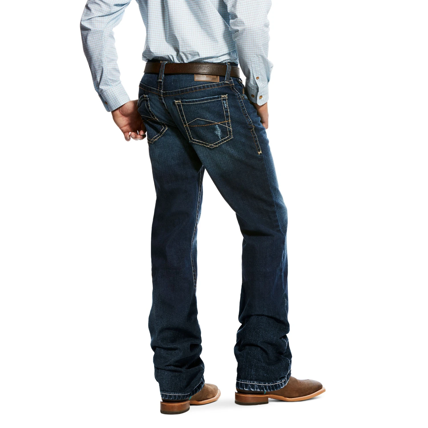 'Ariat' Men's M4 Champ Low Stackable Boot - Mission Denim 'Ariat' Men's M4 Champ Low Stackable Boot - Mission Denim -Outdoor Clothing Store