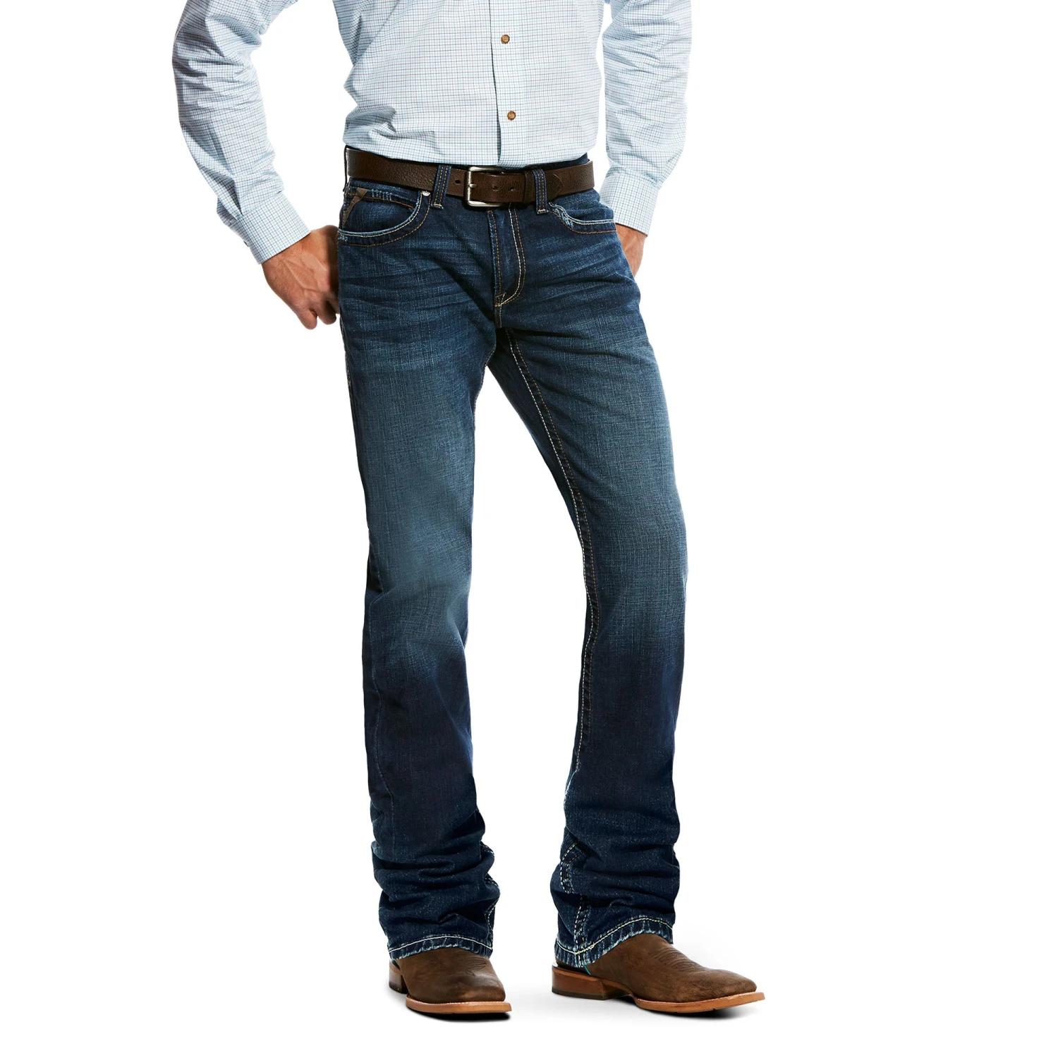 'Ariat' Men's M4 Champ Low Stackable Boot - Mission Denim 'Ariat' Men's M4 Champ Low Stackable Boot - Mission Denim -Outdoor Clothing Store