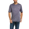 'Ariat' Men's Charger Basic T-Shirt - Graystone -Outdoor Clothing Store S20 MNS WEST Gaglione 10030743 front 1024x1024@2x