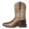 'Ariat' Men's 11" Qualifier Western Square Toe - Wicker -Outdoor Clothing Store S21 MNS WEST 10035901 side 1024x1024@2x