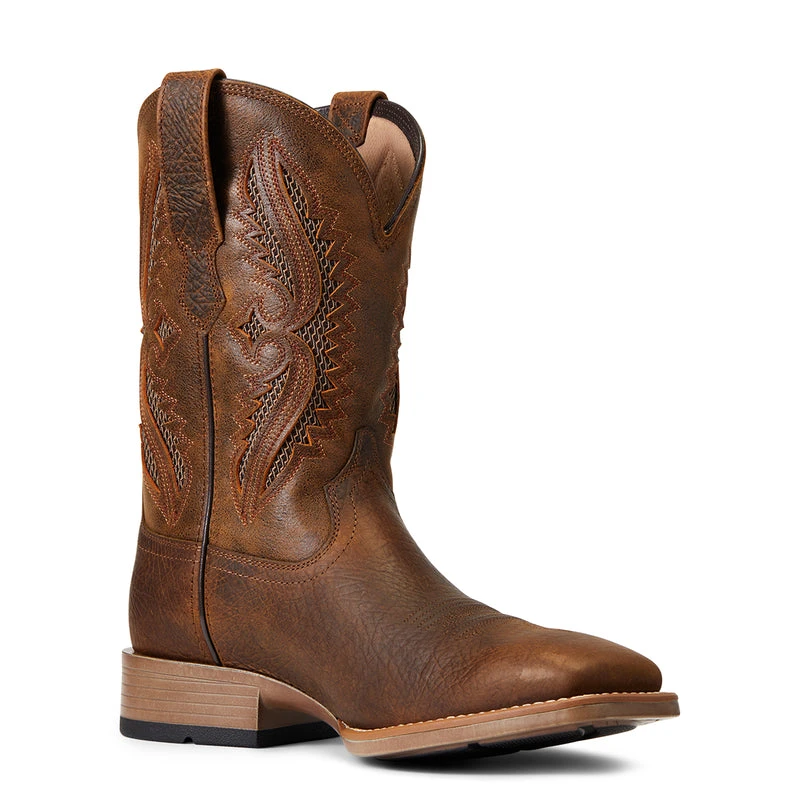 'Ariat' Men's 11" Rowder VentTek 360° Western Square Toe - Earth / Mack Brown 'Ariat' Men's 11" Rowder VentTek 360° Western Square Toe - Earth / Mack Brown -Outdoor Clothing Store