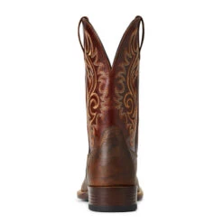 'Ariat' Men's Lasco Ultra Square Toe - Brown / Brown -Outdoor Clothing Store S22 MNS WEST 10040278 heel 1024x1024@2x