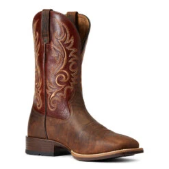 'Ariat' Men's Lasco Ultra Square Toe - Brown / Brown -Outdoor Clothing Store S22 MNS WEST 10040278 medial 1024x1024@2x