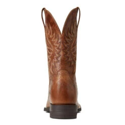 'Ariat' Men's 10.5" Brander Western Square Toe - Dark Tan 5 'Ariat' Men's 10.5" Brander Western Square Toe - Dark Tan -Outdoor Clothing Store S22 MNS WEST 10040408 heel 1024x1024@2x