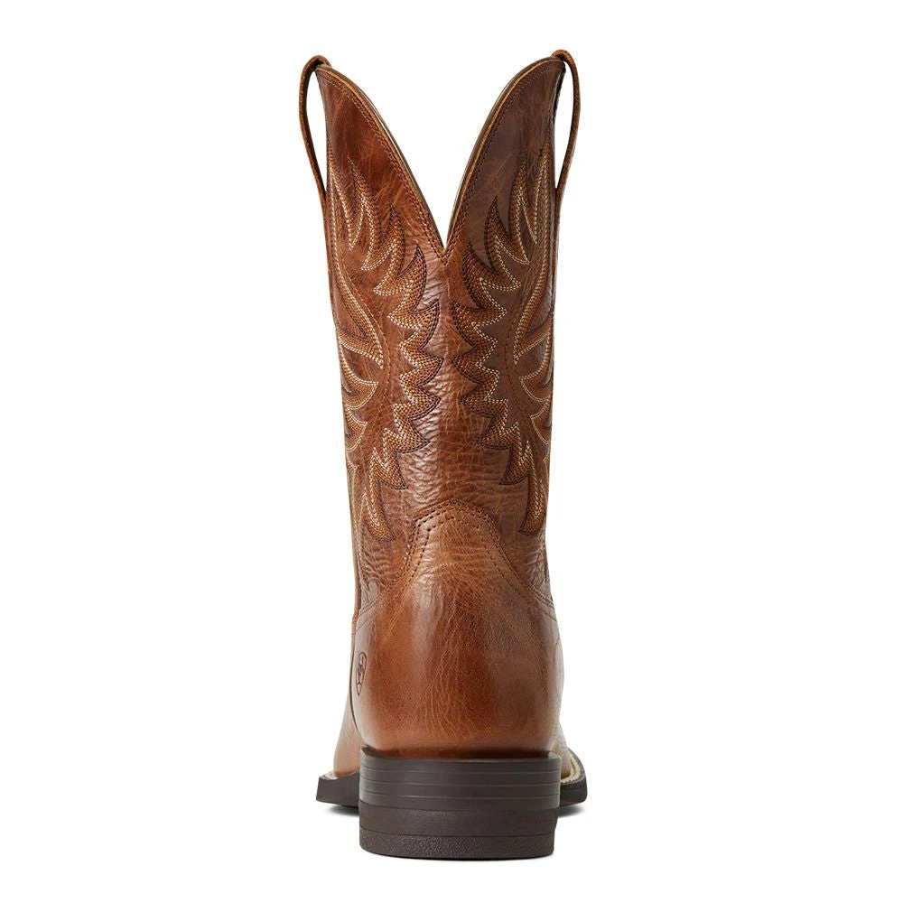 'Ariat' Men's 10.5" Brander Western Square Toe - Dark Tan 'Ariat' Men's 10.5" Brander Western Square Toe - Dark Tan -Outdoor Clothing Store