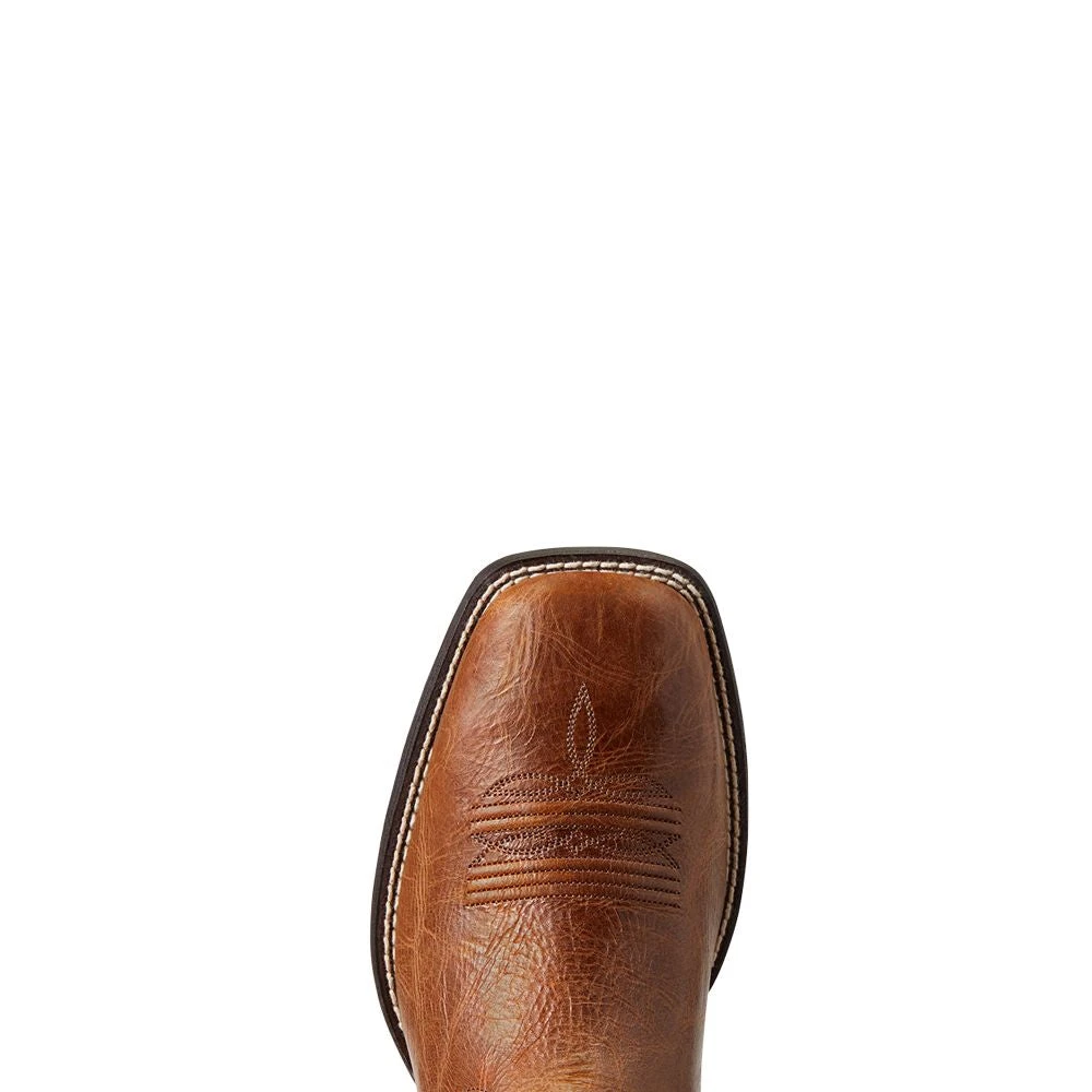 'Ariat' Men's 10.5" Brander Western Square Toe - Dark Tan 'Ariat' Men's 10.5" Brander Western Square Toe - Dark Tan -Outdoor Clothing Store
