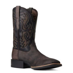 'Ariat' Men's Sport Fresco VenTEK Square Toe - Tan / Black -Outdoor Clothing Store S22 MNS WEST 10040430 medial 1024x1024@2x